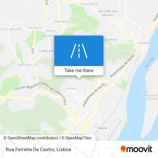 Rua Ferreira De Castro map