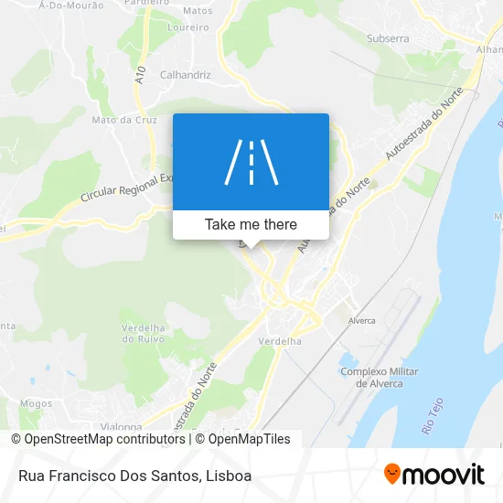 Rua Francisco Dos Santos map