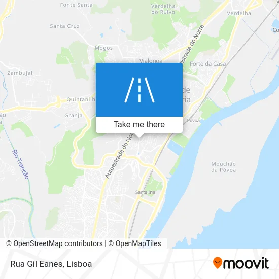 Rua Gil Eanes map