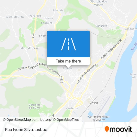 Rua Ivone Silva mapa