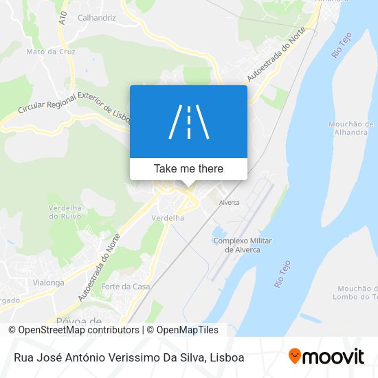 Rua José António Verissimo Da Silva map