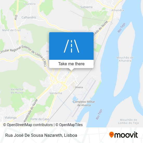 Rua José De Sousa Nazareth mapa