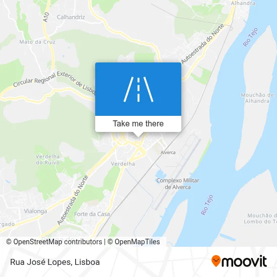 Rua José Lopes map