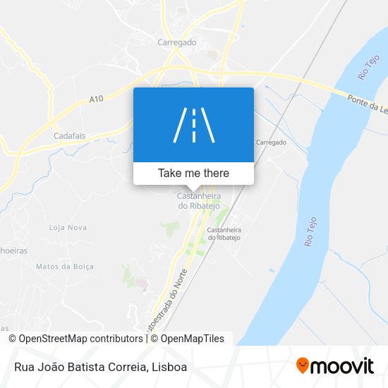 Rua João Batista Correia map