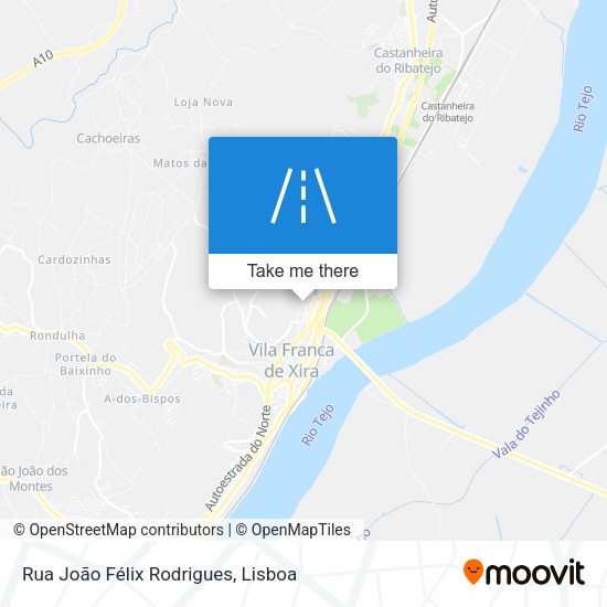 Rua João Félix Rodrigues map