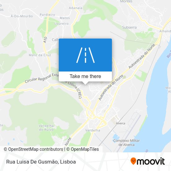 Rua Luisa De Gusmão map