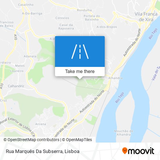 Rua Marquês Da Subserra mapa