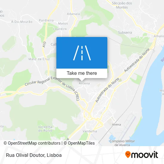 Rua Olival Doutor map
