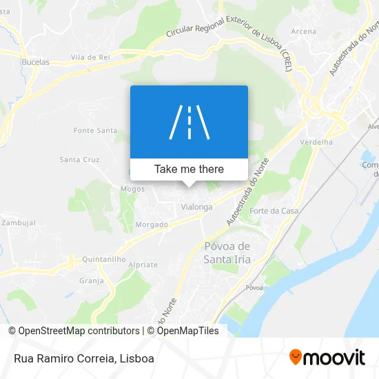 Rua Ramiro Correia map