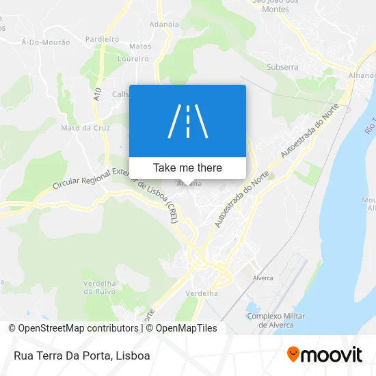 Rua Terra Da Porta map