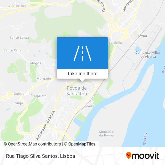 Rua Tiago Silva Santos map