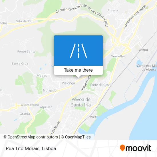 Rua Tito Morais map
