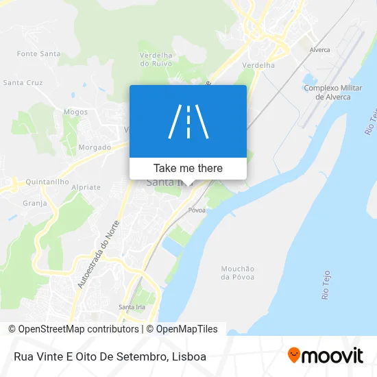 Rua Vinte E Oito De Setembro map