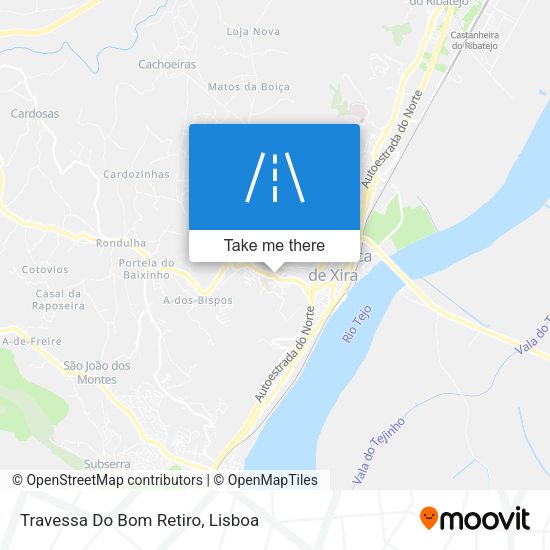 Travessa Do Bom Retiro mapa