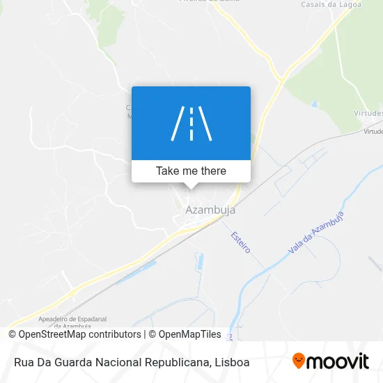 Rua Da Guarda Nacional Republicana map
