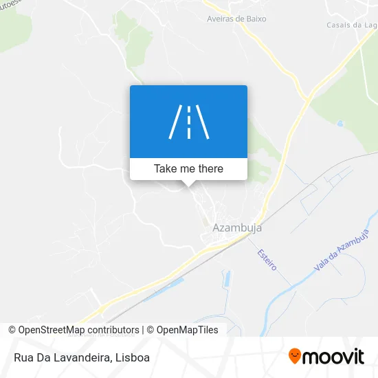 Rua Da Lavandeira map