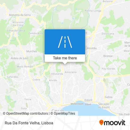 Rua Da Fonte Velha map