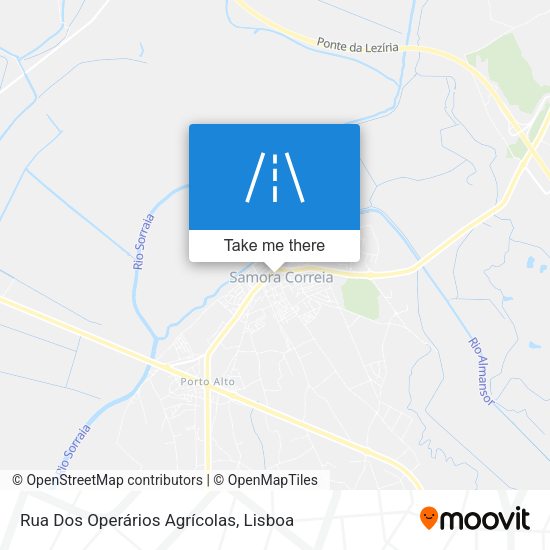 Rua Dos Operários Agrícolas mapa
