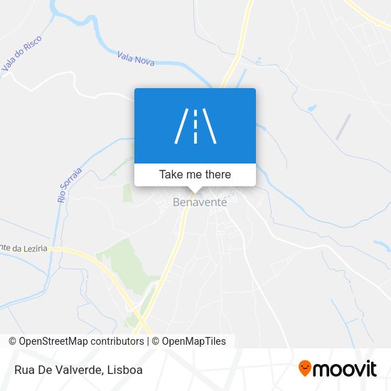 Rua De Valverde mapa