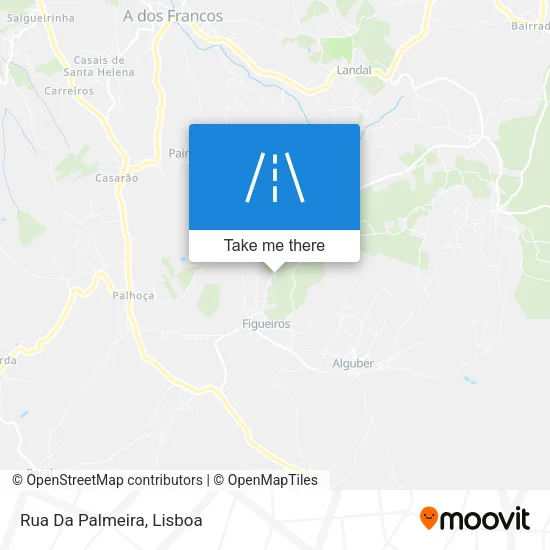 Rua Da Palmeira map