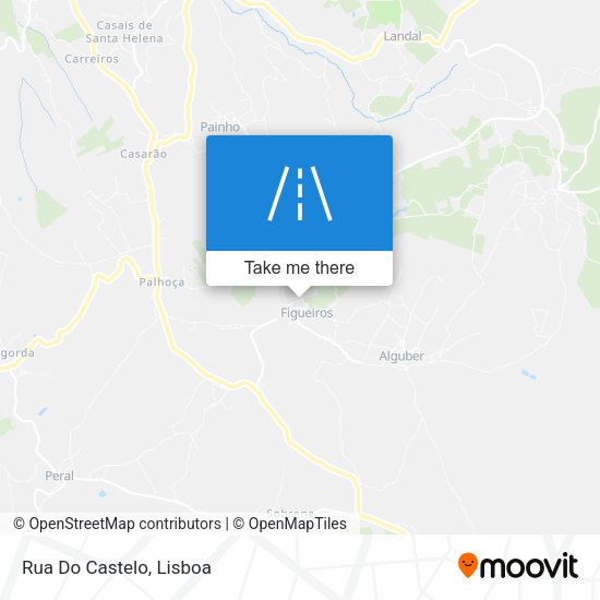 Rua Do Castelo mapa