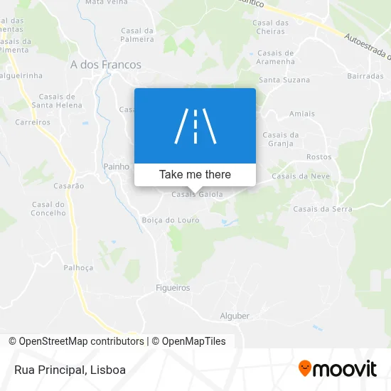 Rua Principal map