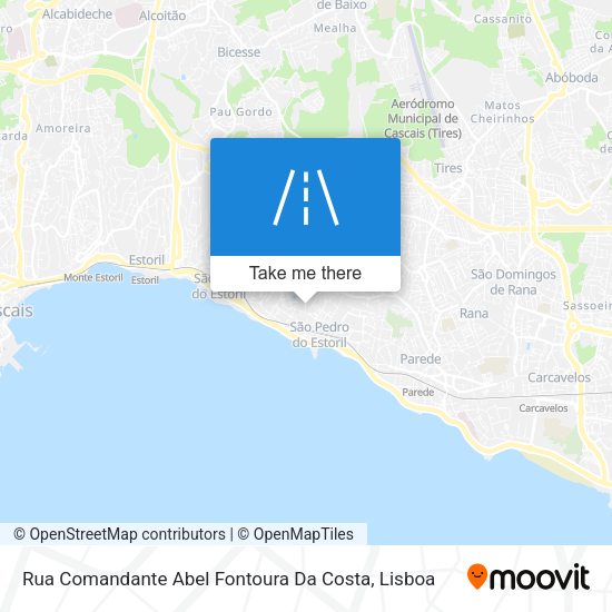 Rua Comandante Abel Fontoura Da Costa map