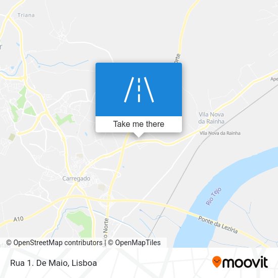 Rua 1. De Maio mapa