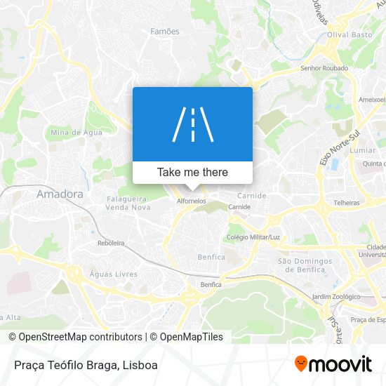 Praça Teófilo Braga map