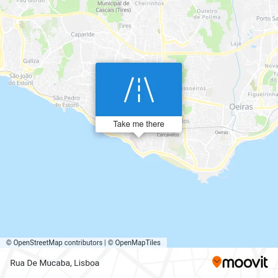 Rua De Mucaba map