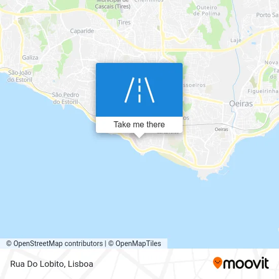 Rua Do Lobito map