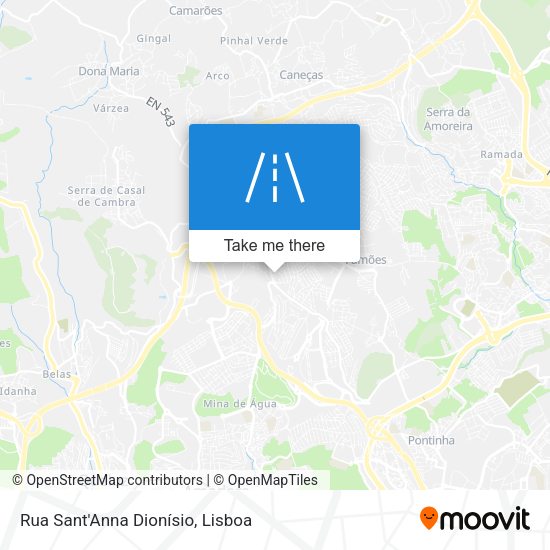 Rua Sant'Anna Dionísio map