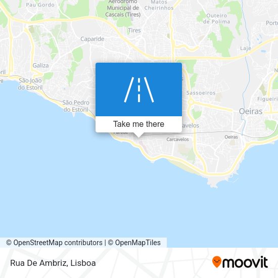 Rua De Ambriz mapa