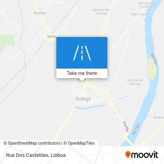 Rua Dos Castelões map