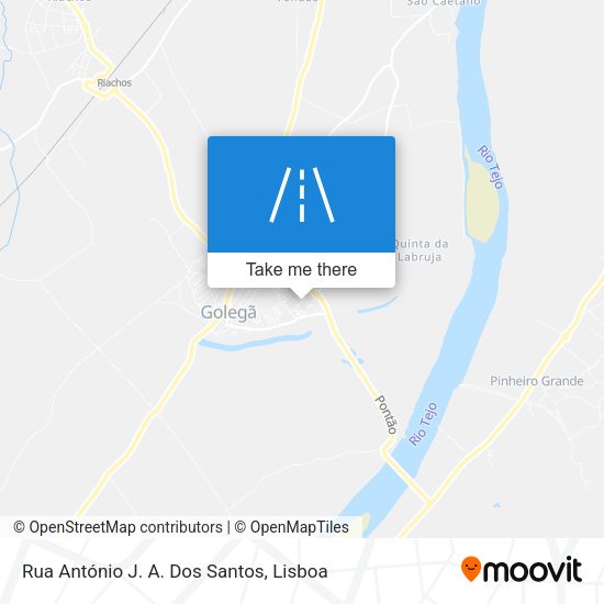 Rua António J. A. Dos Santos map