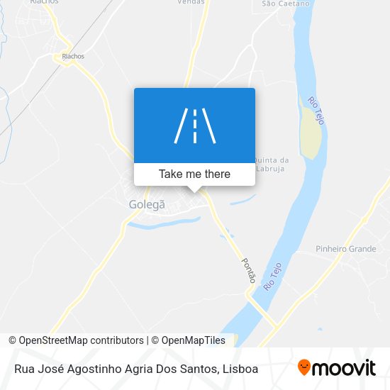 Rua José Agostinho Agria Dos Santos map