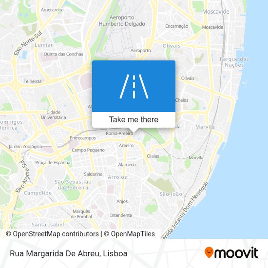 Rua Margarida De Abreu mapa