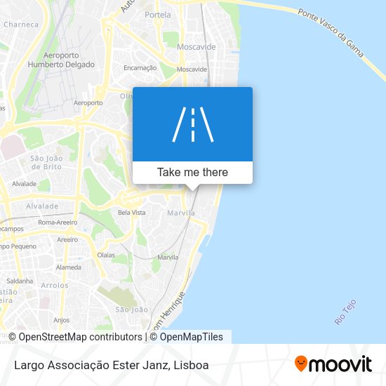 Largo Associação Ester Janz map