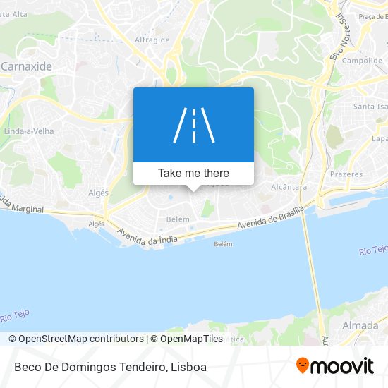 Beco De Domingos Tendeiro map