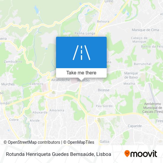 Rotunda Henriqueta Guedes Bemsaúde mapa