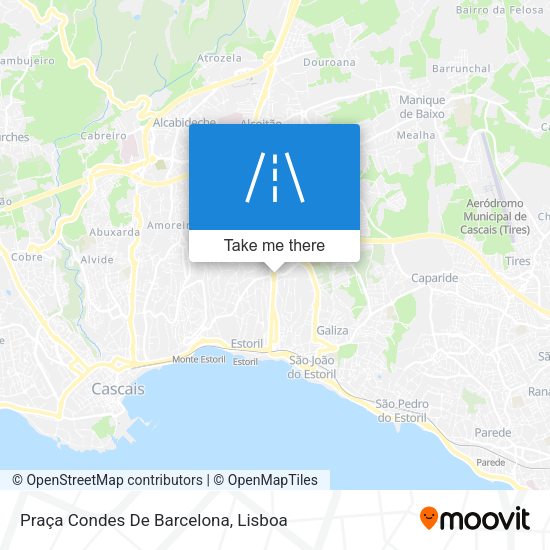 Praça Condes De Barcelona mapa