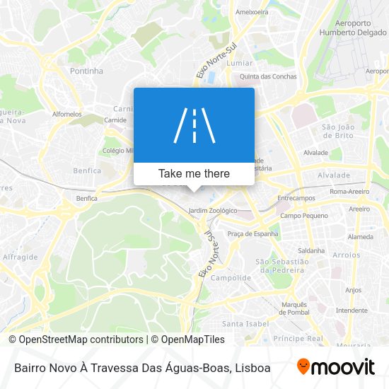 Bairro Novo À Travessa Das Águas-Boas map