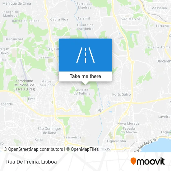 Rua De Freiria map