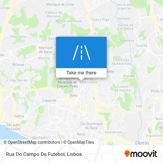 Rua Do Campo De Futebol map