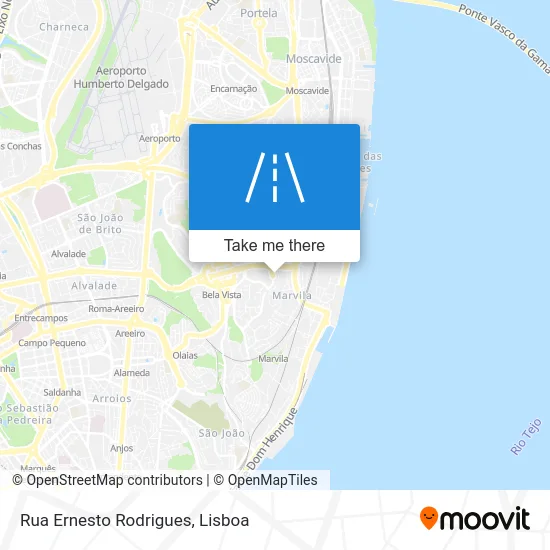 Rua Ernesto Rodrigues map