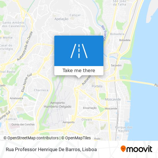 Rua Professor Henrique De Barros mapa