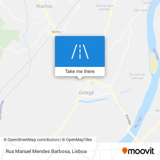 Rua Manuel Mendes Barbosa mapa