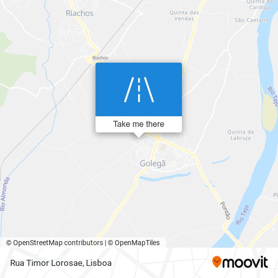 Rua Timor Lorosae map