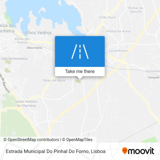 Estrada Municipal Do Pinhal Do Forno mapa