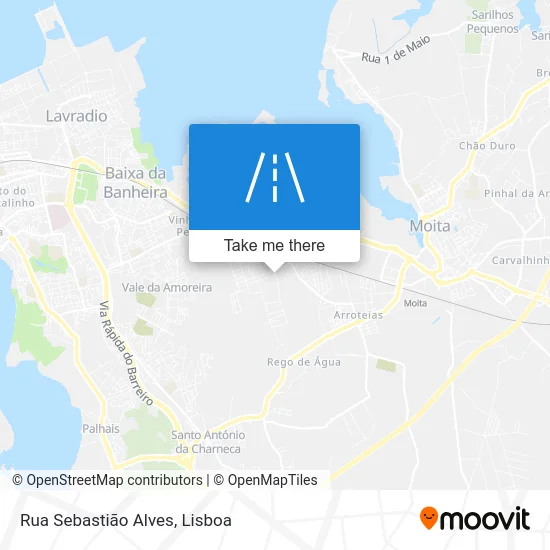 Rua Sebastião Alves map